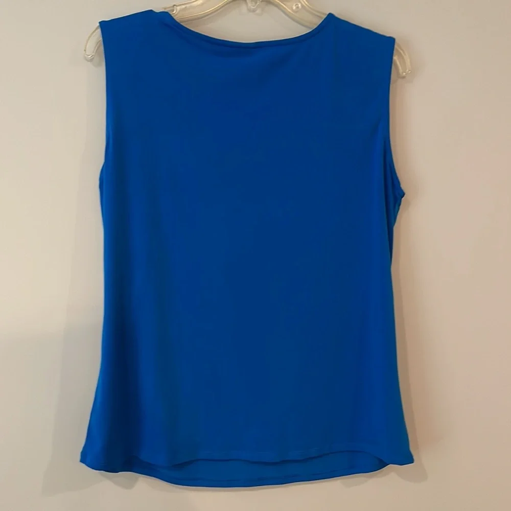 Kim Rogers Blue Tank - Picture 3 of 3